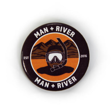 M+R Desert River Button