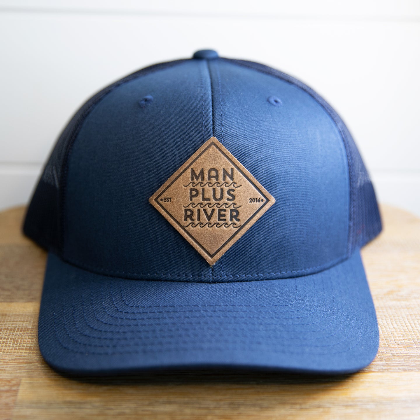 Square Leather Patch Hat