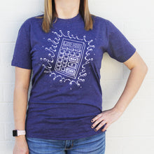 Load image into Gallery viewer, Calculator Splash Tee (Storm Purple - LIMITED SUPPLY!)