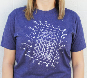 Calculator Splash Tee (Storm Purple - LIMITED SUPPLY!)