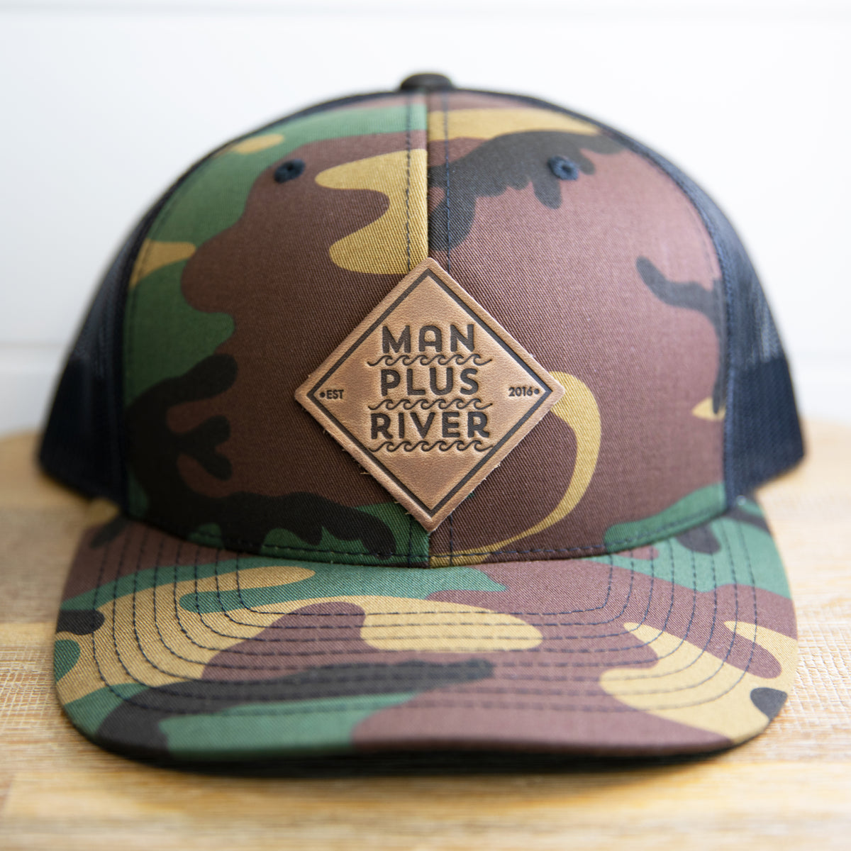 M+R Square Leather Patch Hat – ManPlusRiver