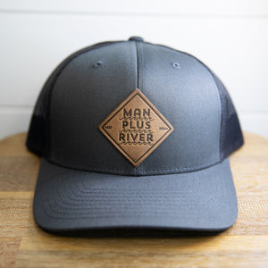 Square Leather Patch Hat
