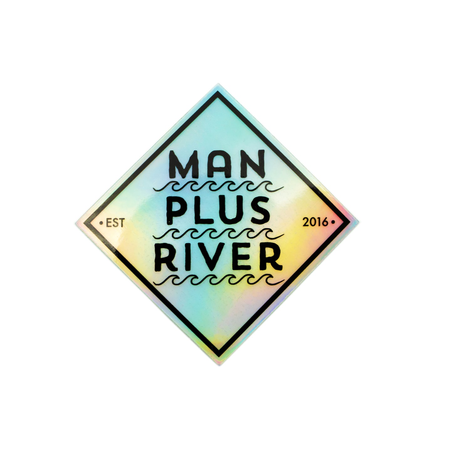 Holographic Diamond M+R Sticker Free, Just Pay Shipping